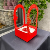 Premium Dekoratif Karton Saksı Hediye Kutusu - 23095 -